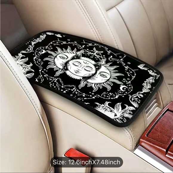 🎁 Center Console Armrest Cover Car Seat Cover Decorative Sun - Picture 6 of 6